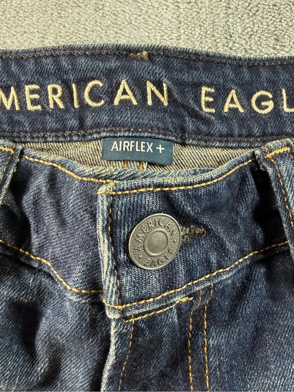 American Eagle Airflex+ Tencel Fibers Jean Short Mens 30 ATK Distressed 8” NWT